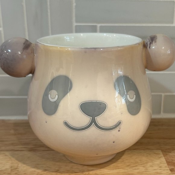 Thumbs Up Panmug Beige Panda Bear Ceramic Coffee Tea Mug Color changing! - Picture 2 of 7